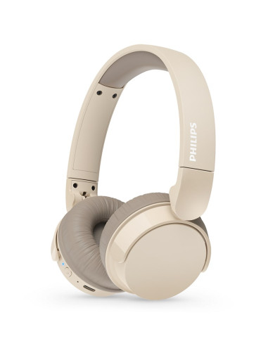 Philips Tah3209Bg/00 Słuchawki/Zestaw Słuchawkowy Bezprzewodowy Opaska Na Głowę Połączenia/Muzyka Bluetooth Beżowy