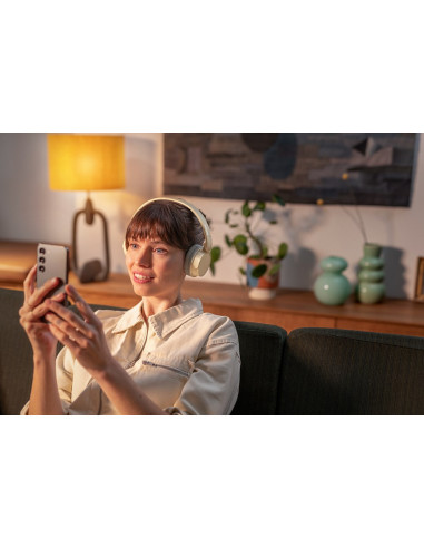Philips Tah3209Bg/00 Słuchawki/Zestaw Słuchawkowy Bezprzewodowy Opaska Na Głowę Połączenia/Muzyka Bluetooth Beżowy