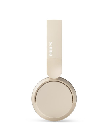 Philips Tah3209Bg/00 Słuchawki/Zestaw Słuchawkowy Bezprzewodowy Opaska Na Głowę Połączenia/Muzyka Bluetooth Beżowy