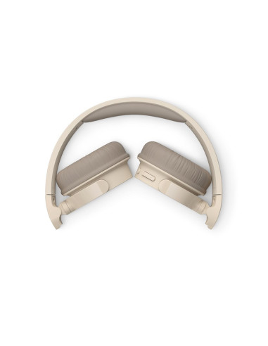 Philips Tah3209Bg/00 Słuchawki/Zestaw Słuchawkowy Bezprzewodowy Opaska Na Głowę Połączenia/Muzyka Bluetooth Beżowy