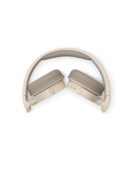 Philips Tah3209Bg/00 Słuchawki/Zestaw Słuchawkowy Bezprzewodowy Opaska Na Głowę Połączenia/Muzyka Bluetooth Beżowy