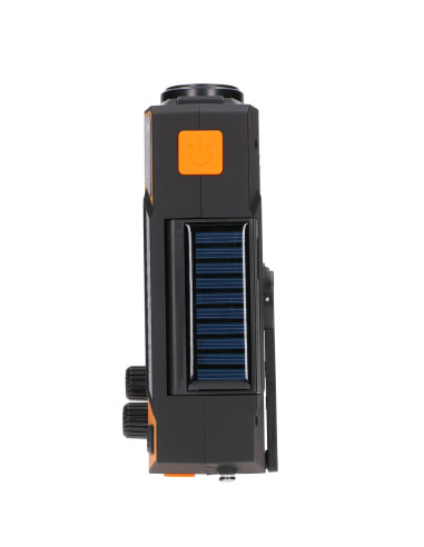 Extralink Ex.93746 Radio Awaryjne Solarne Z Korbka Dynamo Powerbank 4000Mah Z Latarka Sos Sr-4000 Przenośny Analogowy