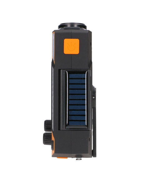 Extralink Ex.93746 Radio Awaryjne Solarne Z Korbka Dynamo Powerbank 4000Mah Z Latarka Sos Sr-4000 Przenośny Analogowy