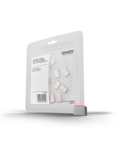 Lindy 40437 Bloker Portów Usb Type-C Różowy 10 Szt.