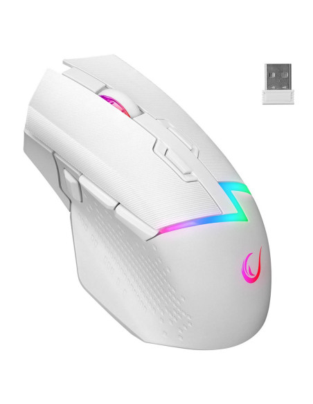 Rampage Mysz Bezprzewodowa Drop M3 V2 24000 Dpi White