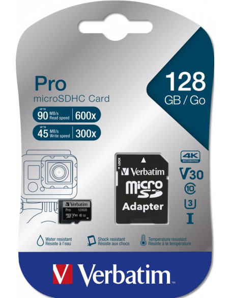 Verbatim Pro 128 Gb Microsdxc Uhs-I Klasa 10