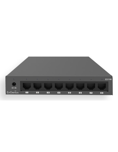 Engenius Es108 Przełącznik Sieciowy Nie Zarządzany Gigabit Ethernet (10/100/1000) Czarny