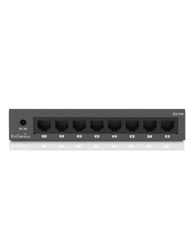 Engenius Es108 Przełącznik Sieciowy Nie Zarządzany Gigabit Ethernet (10/100/1000) Czarny