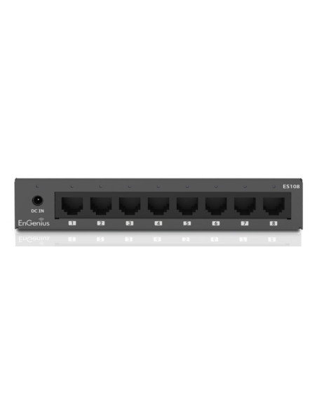 Engenius Es108 Przełącznik Sieciowy Nie Zarządzany Gigabit Ethernet (10/100/1000) Czarny