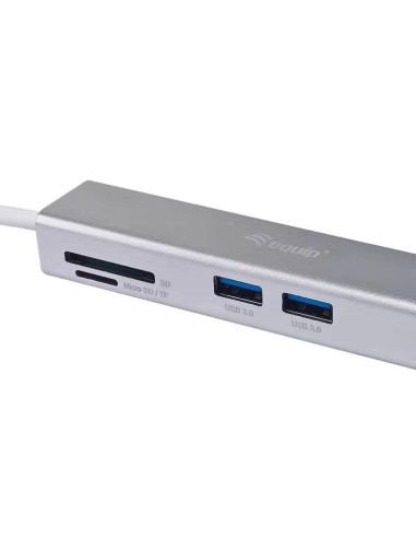 Equip 133480 Stacja Dokująca Usb 3.2 Gen 1 (3.1 Gen 1) Type-C Srebrny