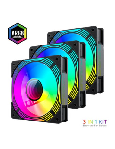 Gamemax Case Fan | Kf300R Bk | Black