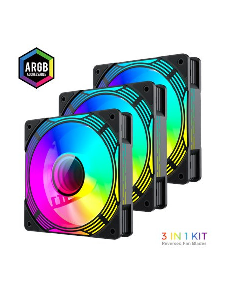 Gamemax Case Fan | Kf300R Bk | Black
