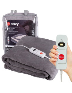 Eldom Koc Elektryczny Kt200 Kozy 120W, Pilot Przewodowy, Trzy Poziomy Pracy, Regulacja Temp. Szybkie Nagrzewanie