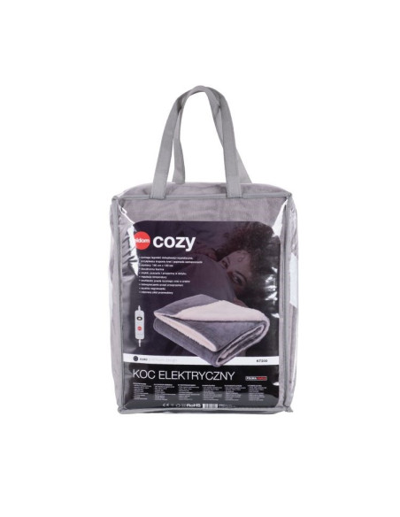 Eldom Koc Elektryczny Kt200 Kozy 120W, Pilot Przewodowy, Trzy Poziomy Pracy, Regulacja Temp. Szybkie Nagrzewanie