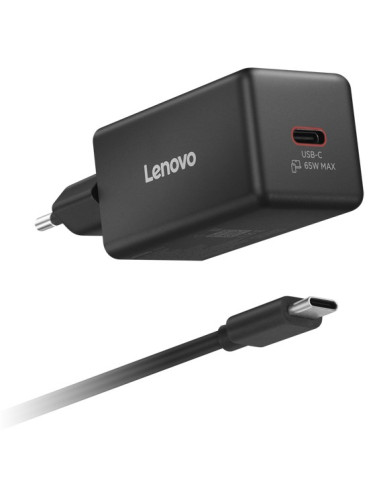 Lenovo G0A665Wbeu Ładowarka Do Urządzeń Przenośnych Uniwersalne Czarny Prąd Przemienny Szybkie Ładowanie Wewnętrzna