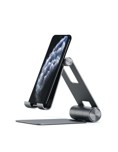Satechi R1 Aluminum Hinge Holder Foldable Stand - Aluminiowa Składana Podstawka Do Macbook/Ipad (Space Gray)