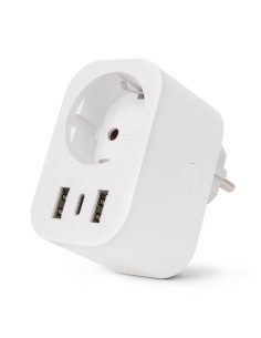 Entac Es-Ssausb-Wible Adapter Wtyczek Zasilających Biały 2