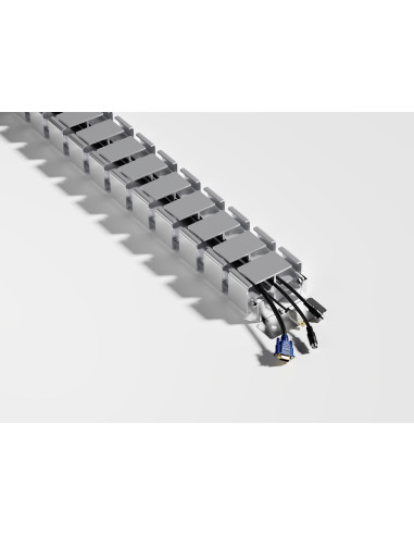 Equip 650860 Organizator Na Kable Biurko Tuleja Kablowa Szary 1 Szt.