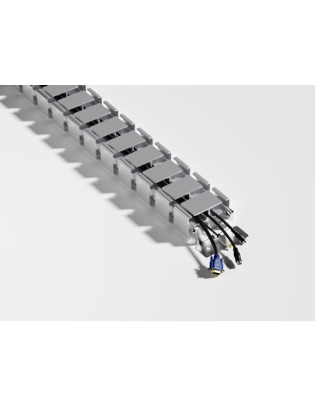 Equip 650860 Organizator Na Kable Biurko Tuleja Kablowa Szary 1 Szt.