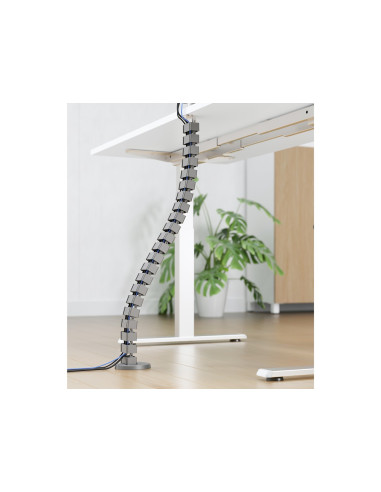 Equip 650860 Organizator Na Kable Biurko Tuleja Kablowa Szary 1 Szt.