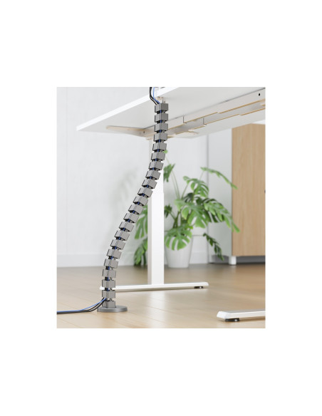 Equip 650860 Organizator Na Kable Biurko Tuleja Kablowa Szary 1 Szt.
