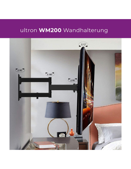 Ultron Wm200 88,9 Cm (35") Czarny
