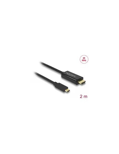 Delock 85291 Adapter Kablowy 2 M Usb Type-C Hdmi Czarny