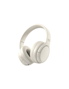 Conceptronic Parris03C Słuchawki/Zestaw Słuchawkowy Przewodowy I Bezprzewodowy Opaska Na Głowę Muzyka Bluetooth Kremowy