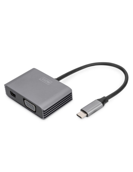 Kabel Adapter Graficzny Usb Typ C Na Minidisplayport/Vga 4K 30Hz Uhd 0,2M