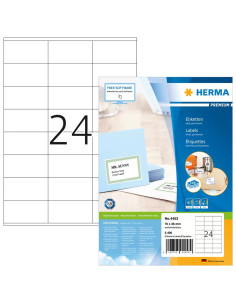 Herma 4453 Etykiet Do Nadruku Biały Samoprzylepne Etykiety Do Drukowania