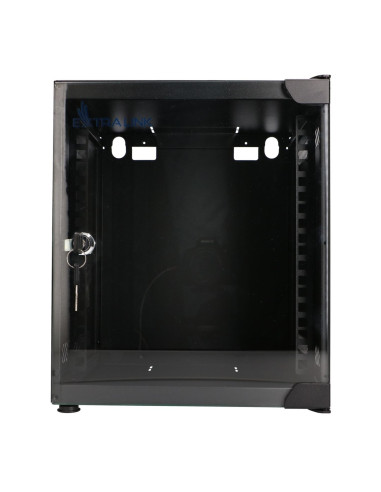 Extralink Lite 6U 10 280X310 Wall-Mounted Rackmount Cabinet Black Stojak Wolnostojący/Ścienny/Podłogowy Czarny