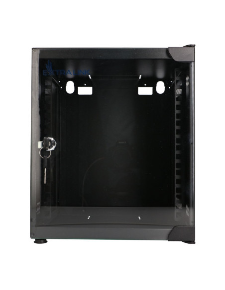 Extralink Lite 6U 10 280X310 Wall-Mounted Rackmount Cabinet Black Stojak Wolnostojący/Ścienny/Podłogowy Czarny
