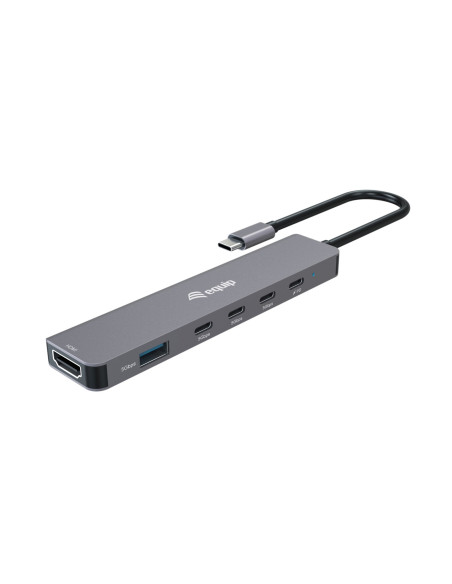 Equip 133500 Stacja Dokująca Przewodowa Usb 3.2 Gen 1 (3.1 Gen 1) Type-C Szary