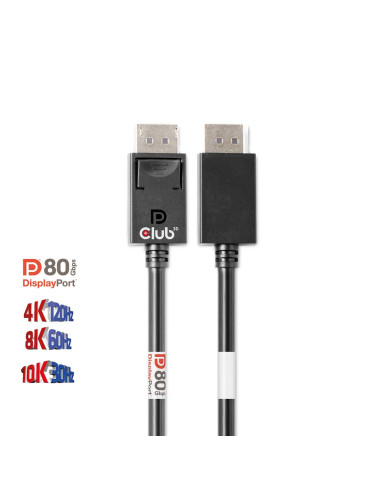 Club3D Cac-1091 Kabel Displayport 1,2 M Czarny