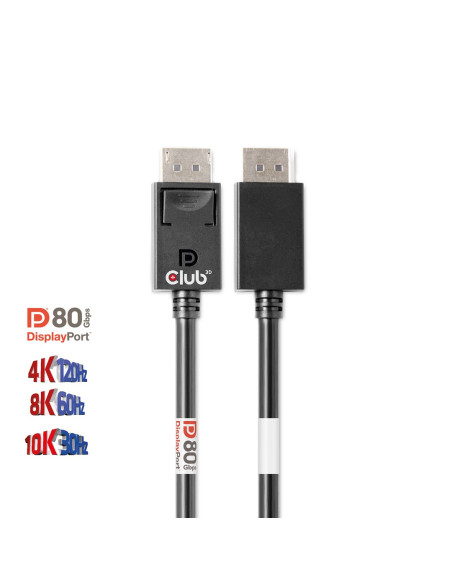 Club3D Cac-1091 Kabel Displayport 1,2 M Czarny