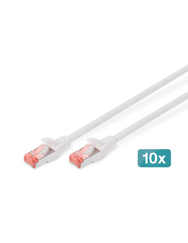 Digitus Kabel Krosowy Cat 6 S/Ftp, 10 Sztuk