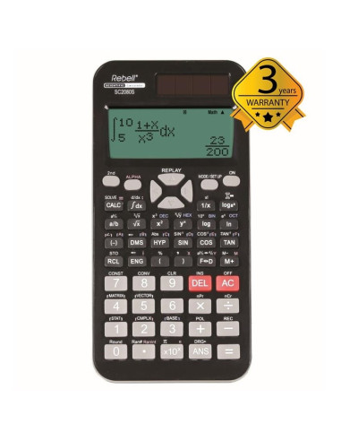 Rebell Sc2080S Kalkulator Kieszeń Kalkulator Naukowy Czarny