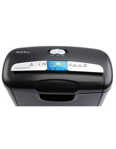 Genie 240 S Niszczarka Rozdrabnianie Taśmowe 72 Db Czarny