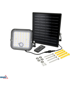 Naświetlacz Solarny Led Bemko Solpar 10W 1500Lm 3000/4000K Ip65 Czarny Cz. Pir