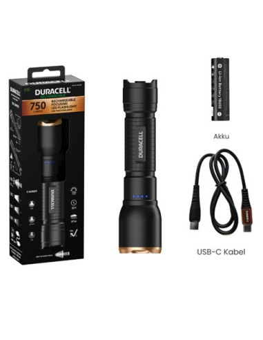 Duracell Df750R Latarka Czarny