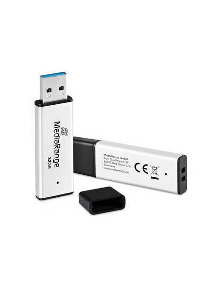 Mediarange Mr1900 Pamięć Usb 32 Gb Usb Typu-A 3.2 Gen 1 (3.1 Gen 1) Czarny, Srebrny