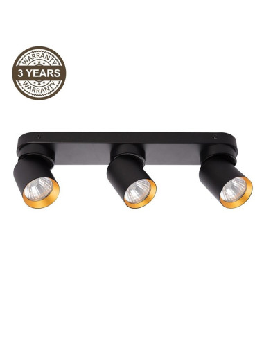 Ceiling Light Tunis 3Xgu10 Ml9937 B/Gold