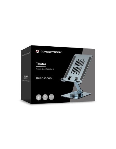 Conceptronic Thana09G Stojak Do Multimediów Szary Tablet Stojak Multimedialny