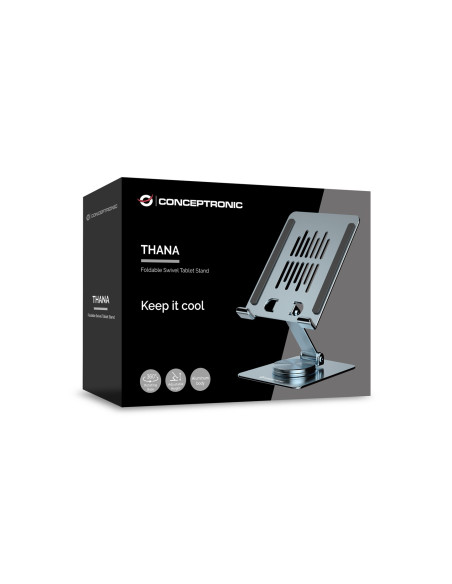 Conceptronic Thana09G Stojak Do Multimediów Szary Tablet Stojak Multimedialny
