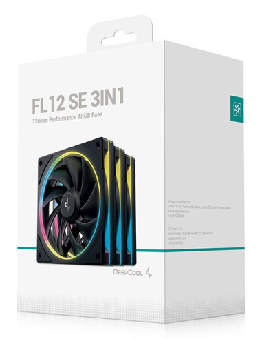 Deepcool Fl12 Se 3In1 Obudowa Komputera Wentylator 12 Cm Biały 3 Szt.