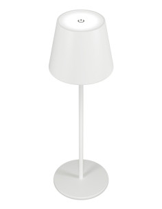 Realpower Led-Tischlampe Dimmbar Kalt/Warm Mit Akku,Weiss