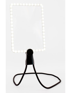 Realpower Led-Lupe Hl-1,Rechteckige Led-Leselupe Zum Umhă¤Nge