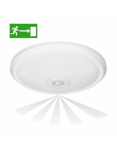 Orno Plafon Zonda Led Emerge12W, Biały,Czujnik Ruchu 800Lm