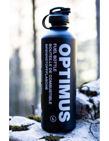 Optimus 8021022 Akcesorium Do Pieca Kempingowego 1 L 251 G Aluminium Czarny Butelka Paliwa