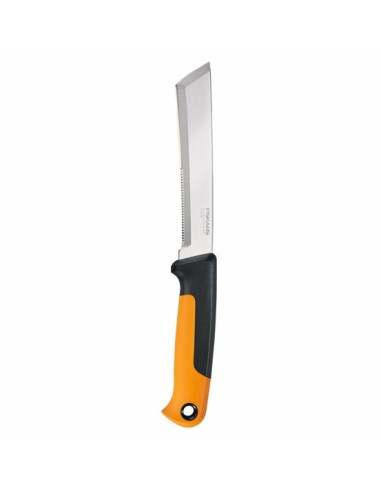 Fiskars 1062830 Nożyk Czarny, Żółty Stałe Ostrze Noża